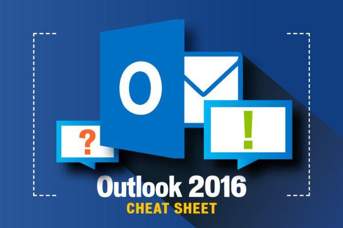 Outlook 2016 Logo - Outlook 2016 cheat sheet