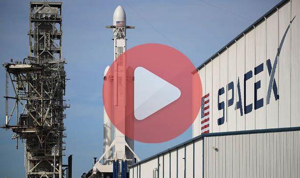 Falcon Heavy SpaceX Logo - Space X launch: Falcon heavy test flight