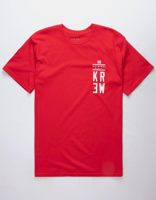 Red KR3W Logo - KR3W The Original Red Mens T-Shirt - RED - 340864300 | Tillys