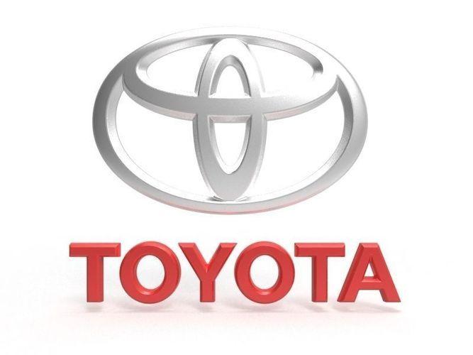 Large Toyota Logo - auto Toyota Logo 3D | CGTrader