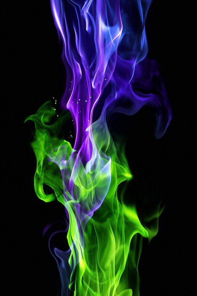 Purple and Green Cool Logo - I wish fire was colered like that!. boys only. Fire