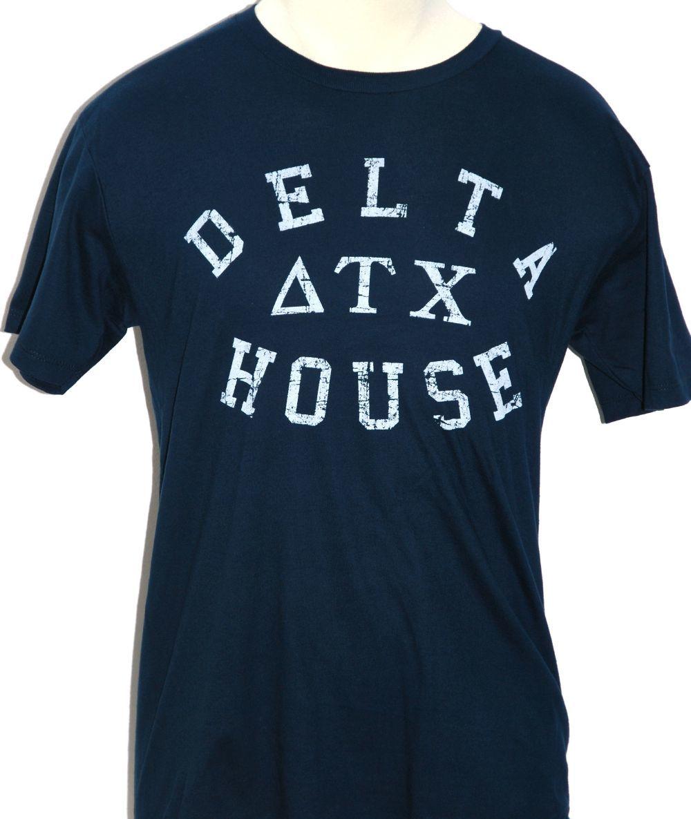Animal House Logo - Animal House Movie Delta House Fraternity Logo T-Shirt | Rocker Rags
