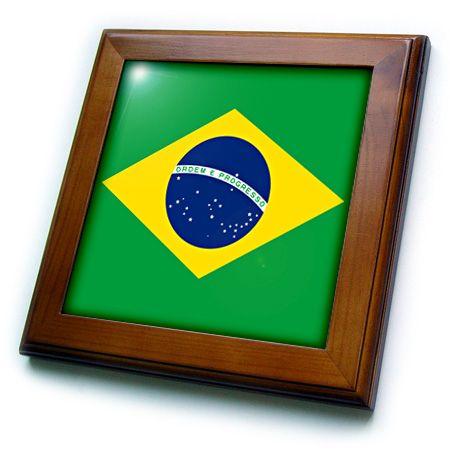 Circle of Stars Blue Yellow Square Logo - 3dRose Flag of Brazil - Bandeira do Brasil - Brazilian green yellow ...
