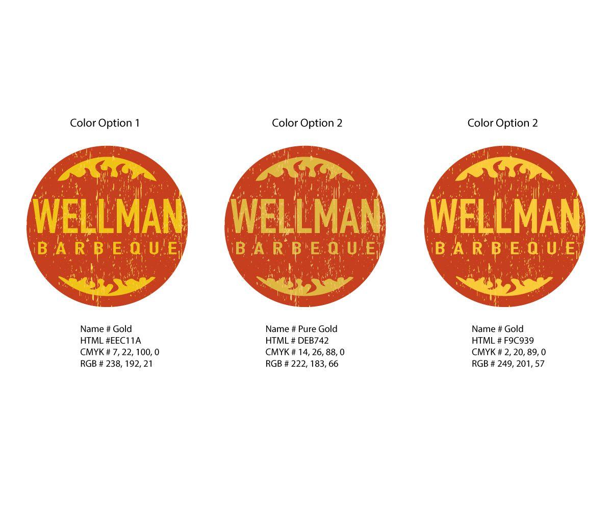 HTML Business Logo - Business Logo Design for Wellman Barbeque by Intro Base. Design