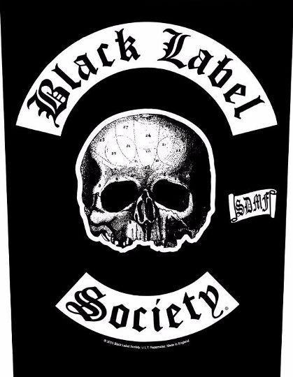 Black Label Society Logo - Black Label Society Sew On Canvas Back Patch Skull Logo – Rock Band ...