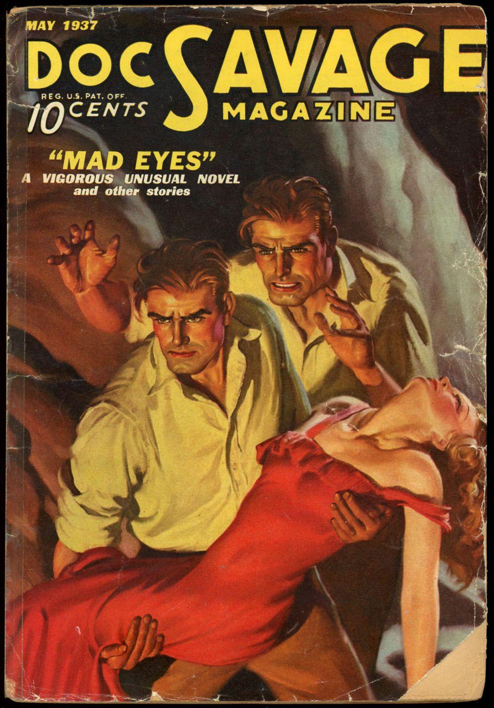 Doc Savage Logo - DOC SAVAGE | 1937 DOC SAVAGE. May, No. 3 Volume 9