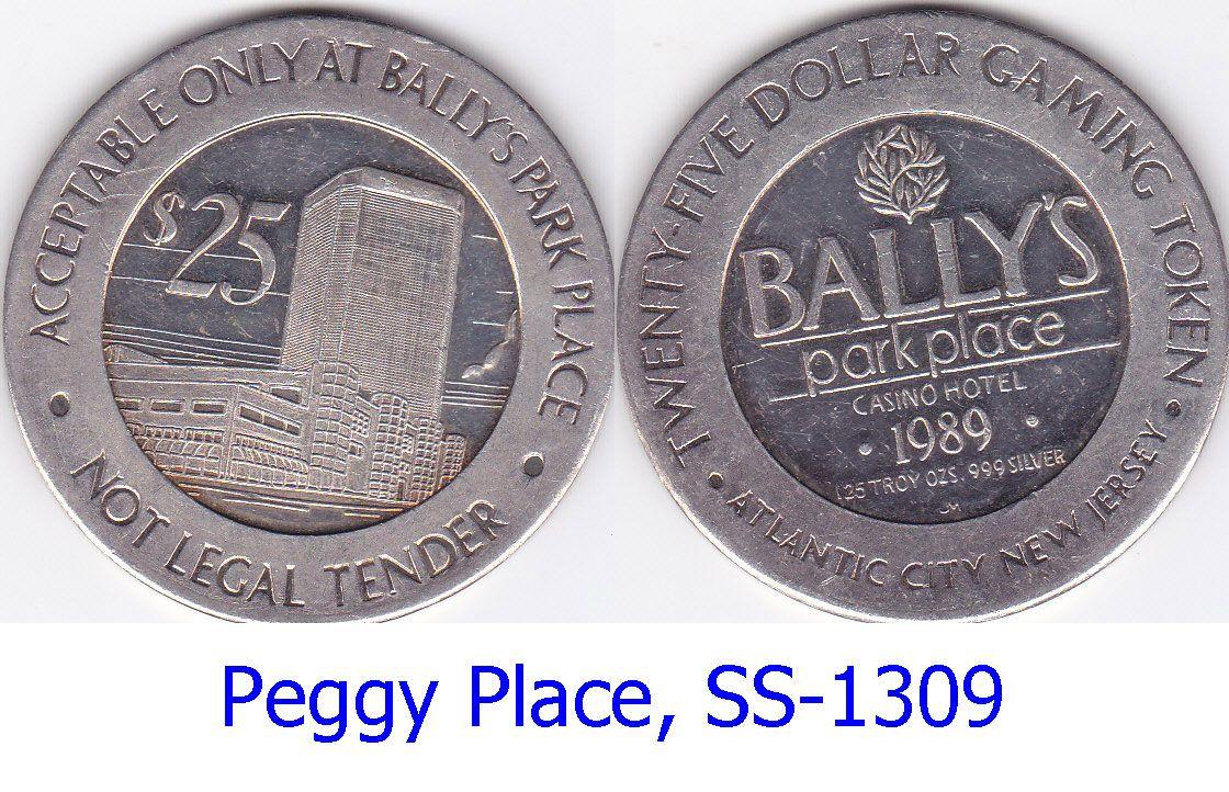 Bally's Casino Logo - Silver Strikers Club - Bally's Park Place Casino Token Page 1