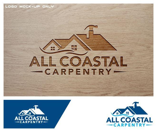 Google Carpenter Logo - Masculine, Playful, Carpentry Logo Design for ALL COASTAL CARPENTRY ...