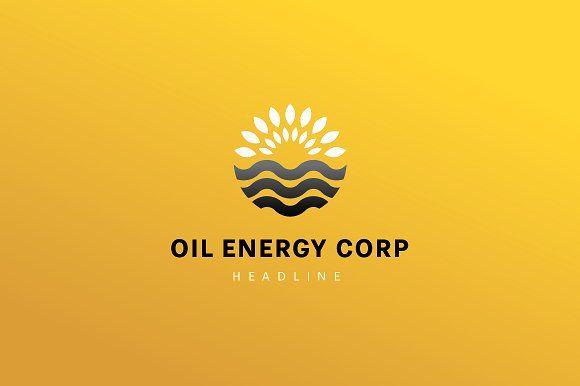 Yellow Corp Logo - Oil energy corp logo template. ~ Logo Templates ~ Creative Market