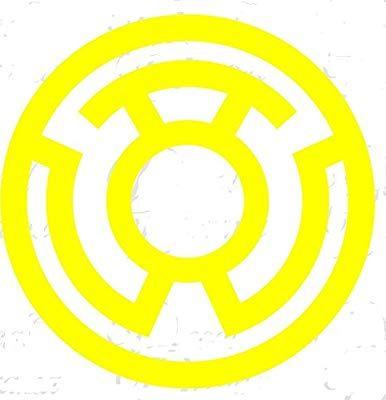 Yellow Corp Logo - DC COMICS YELLOW LANTERN CORP LOGO STICKERS SYMBOL 5.5