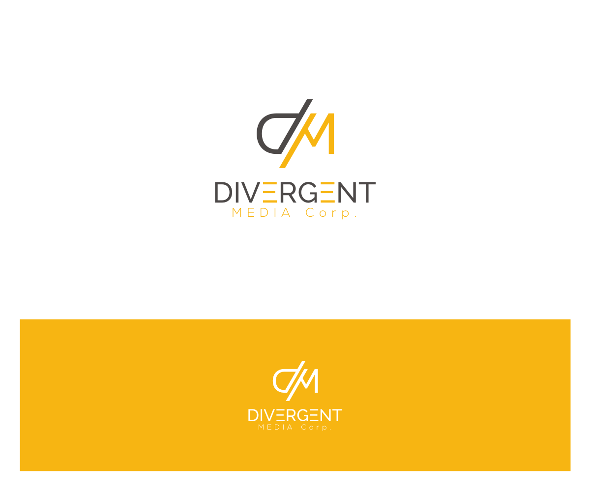 Yellow Corp Logo - Modern, Playful, It Company Logo Design for Divergent Media by MKR ...