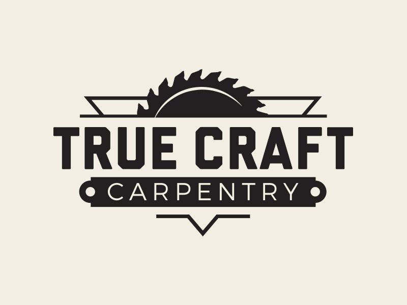 Carpentry Logo - logo-design-true-craft-carpentry-2 - Jon Gugin Designs