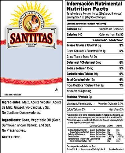 Santitas Logo - Santitas White Corn Tortilla Chips, 11 Ounce