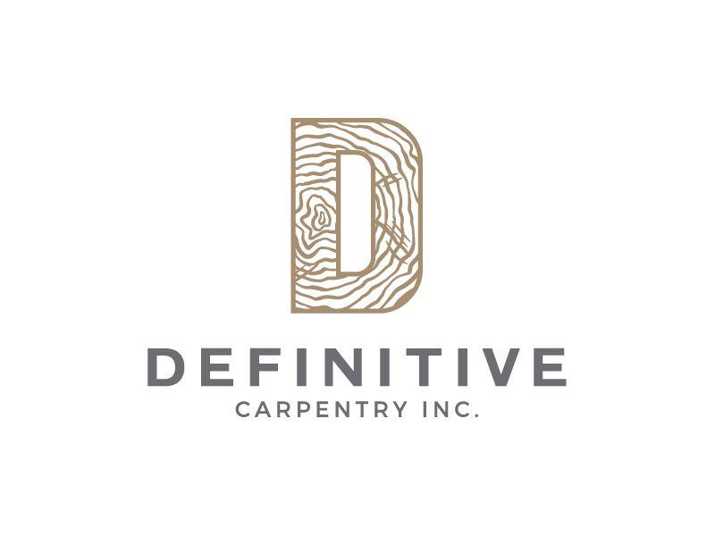 Carpentry Logo - Definitive Carpentry Logo by Kirsten James | Dribbble | Dribbble