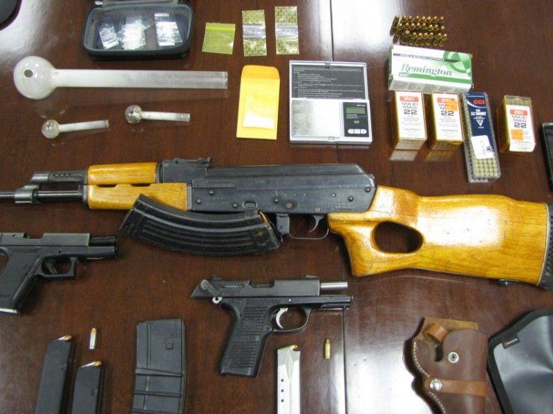 Glock Gang Logo - Weapons Seized in San Jacinto: AK-47 Assault Rifle, Glock, Ruger ...