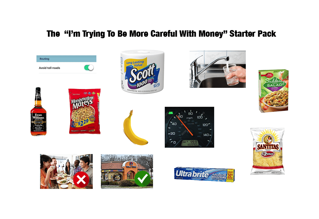 Santitas Logo - The I'm Trying To Be More Careful With Money Starter Pack