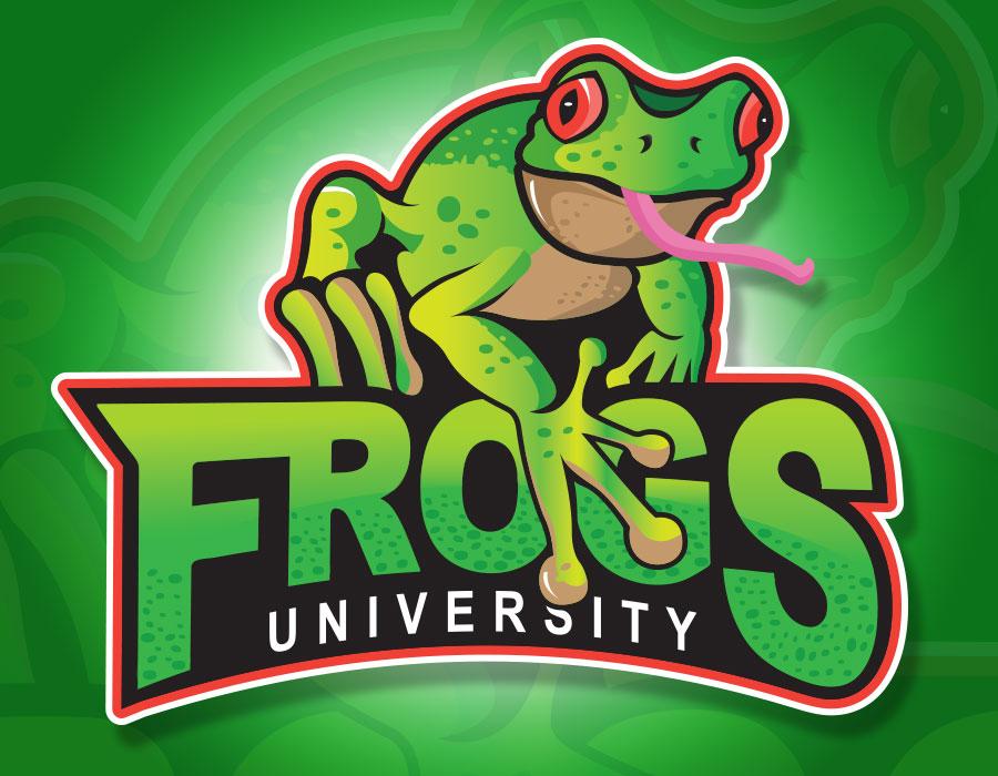 Frog Basketball Logo - Frogs Logo | MAS Graphic Arts