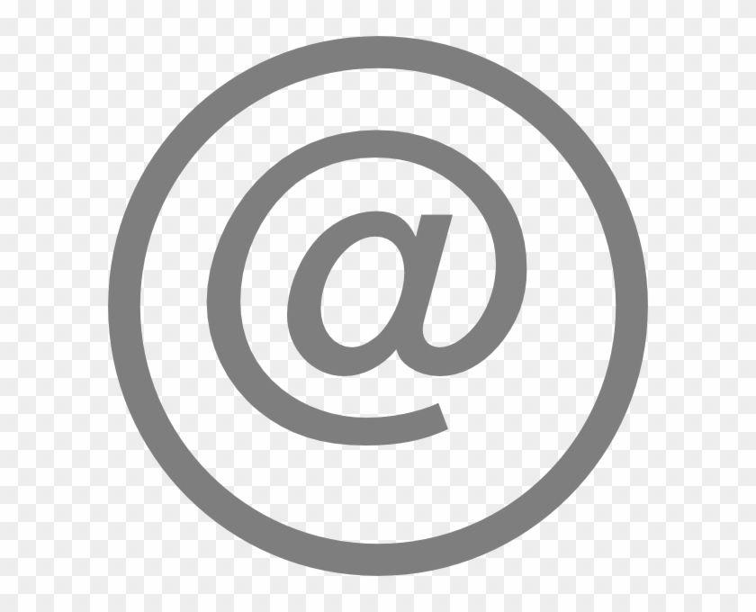 White Email Logo - Gray Email Icon Png Transparent PNG Clipart Image Download