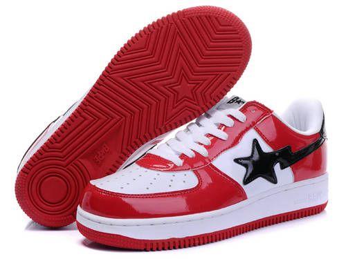 Red BAPE Star Logo - BAPE STA Wholesale And Accept Paypal , Free Shipping