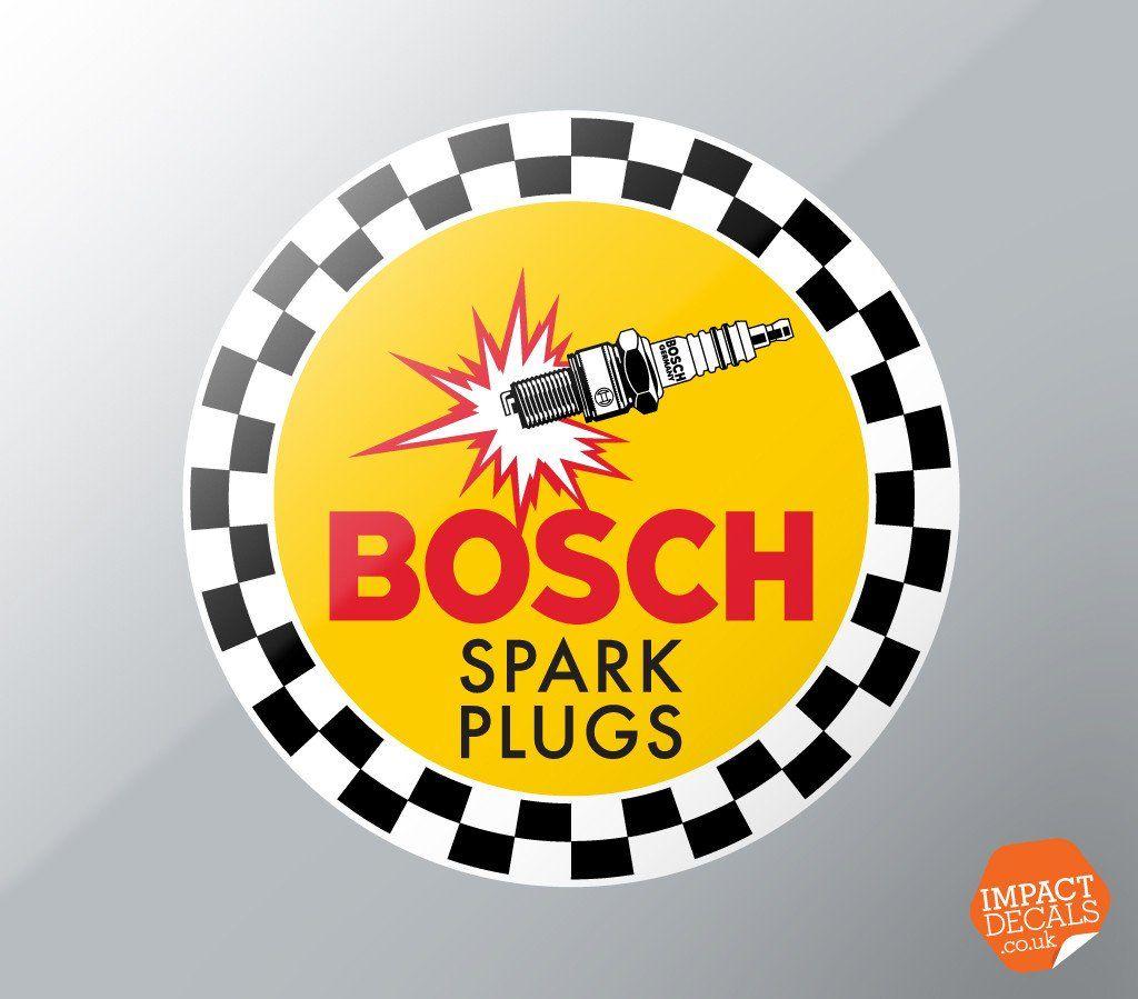 Vintage Bosch Logo - Bosch Spark Plus Decal – IMPACT DECALS