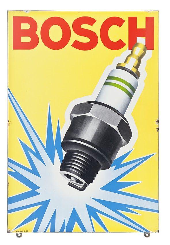 Bosch Spark Plugs Logo - 429-bosch-old-spark-plug-sign | Museo Fisogni