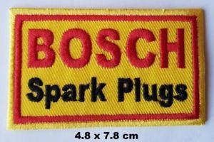 Bosch Spark Plugs Logo - Bosch Spark Plugs Motor Biker Racing NASCAR Sew Iron On