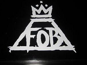 FOB Logo - Fall Out Boy FOB Band Logo Music Vinyl Decal Sticker Car Window ...