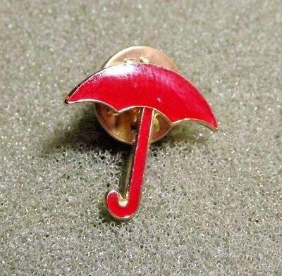 Travelers Insurance Umbrella Logo - TRAVELERS INSURANCE LAPEL Pin - Vintage Red Umbrella Logo Agent ...