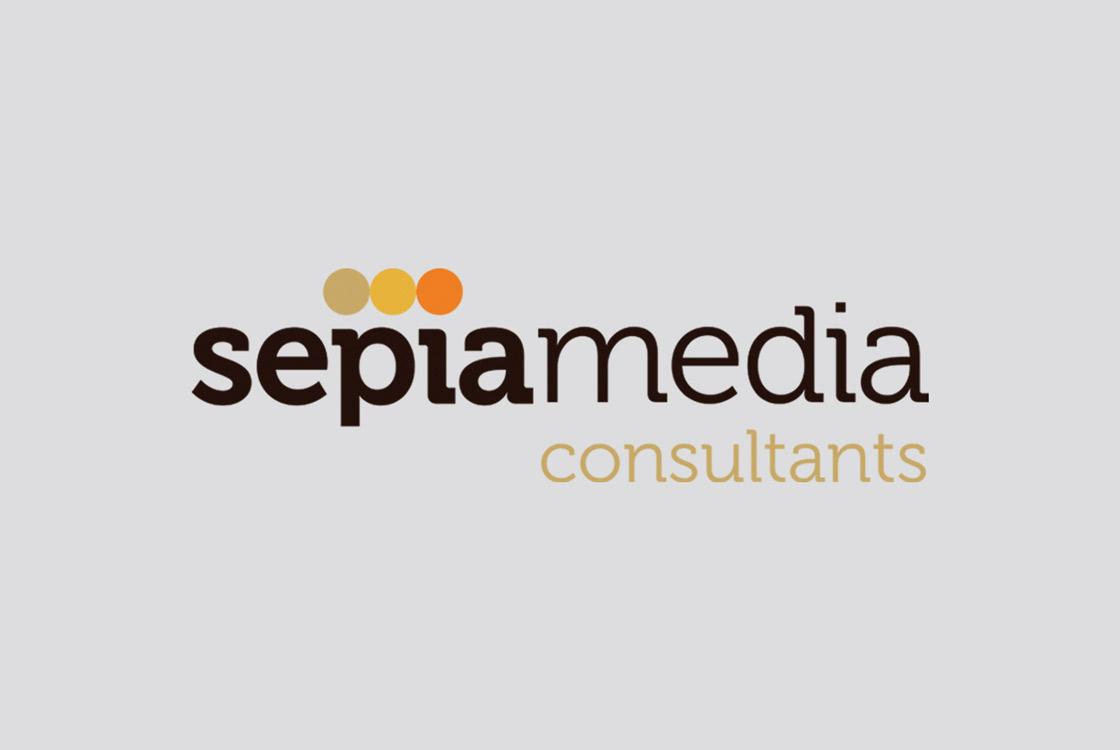 Sepia Peach Logo - Sepia Media