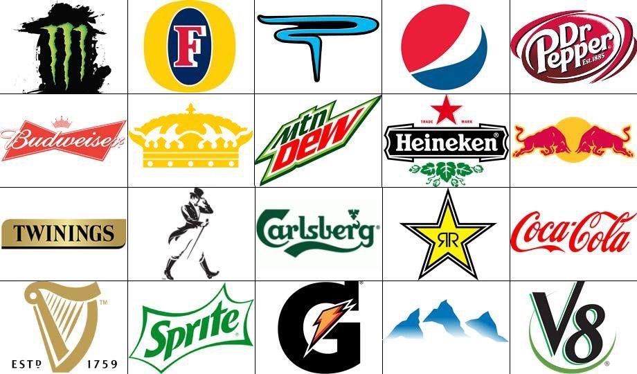 Beverage Logo - Slogan to Logo Match - Beverages Quiz