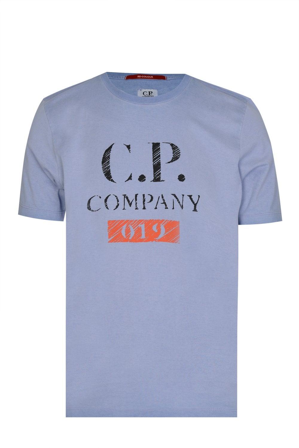 Top Clothing Company Logo - CP COMPANY CP Company Logo Print T Shirt From Circle