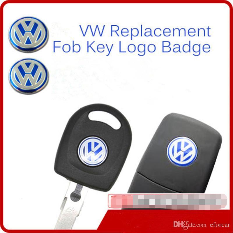 FOB Logo - Car Metal 14MM Key Fob Logo Badge Emblem Sticker Key Remote Sticker