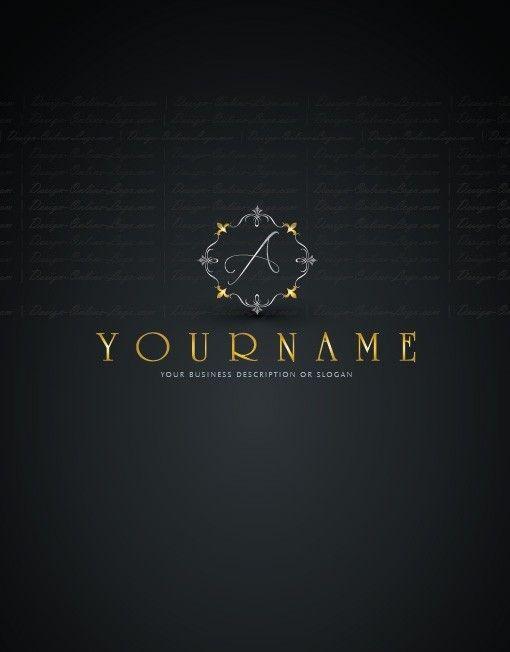 Luxury Black and Gold Logo - Exclusive Design: luxury Initial Logo + Compatible FREE Business