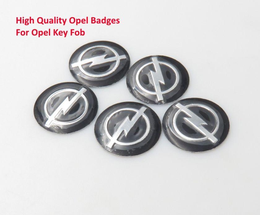 FOB Logo - 5 badges Opel Car Remote Key Fob Logo Emblem Badge Sticker 14mm Car ...