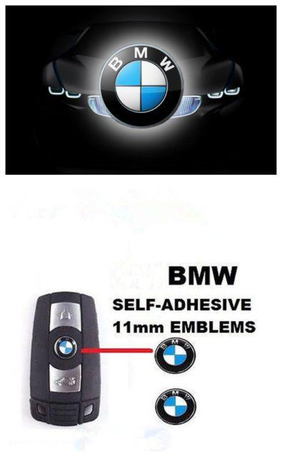 FOB Logo - 4 X Replacement BMW 11mm Remote Key Decal Fob Logo Badge Emblem ...