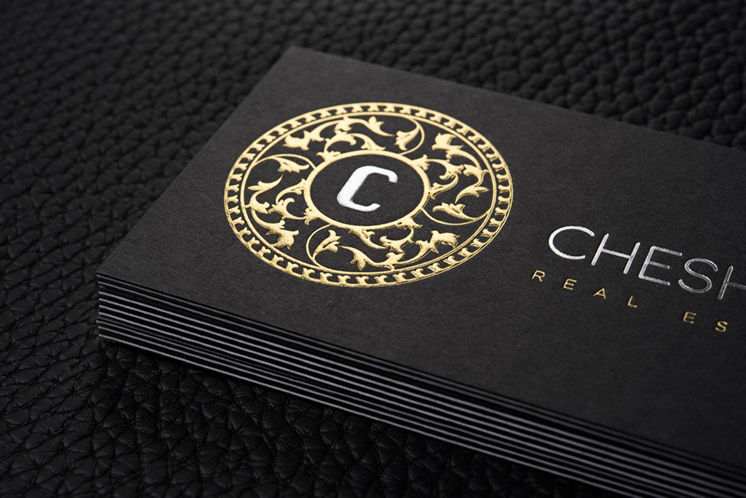 Luxury Black and Gold Logo - FREE Luxurious Gold and Silver Foil Black Business Card Template ...