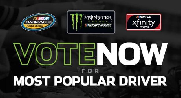 NASCAR Driver Logo - Most Popular Driver Award vote 2018