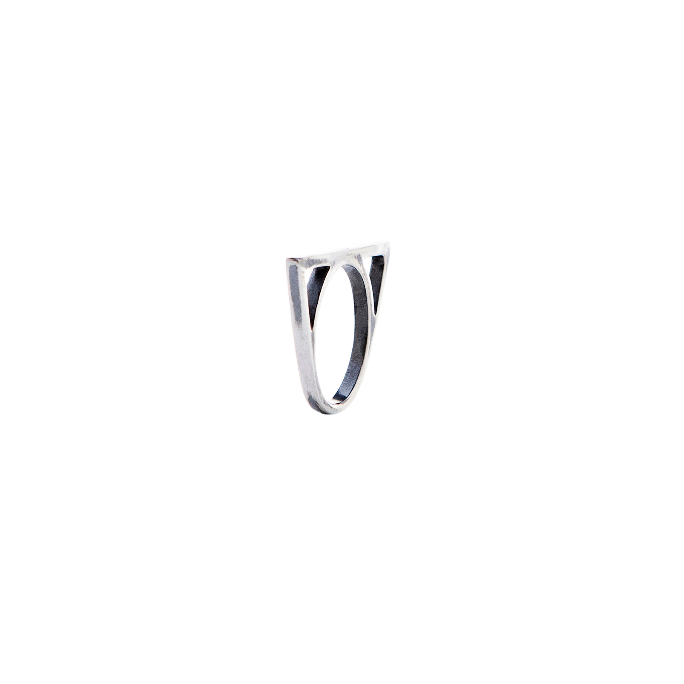 2 Silver Triangle Logo - The Silver Triangle Ring | Rings | Glenda López