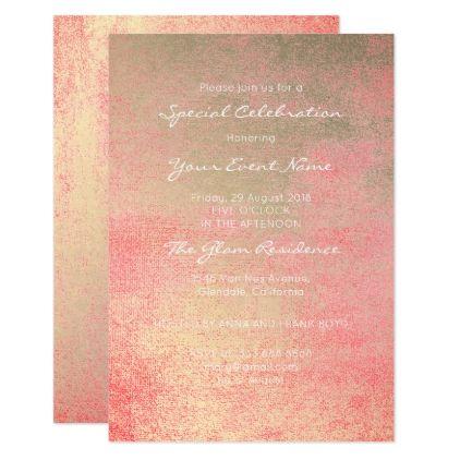 Sepia Peach Logo - Champaign Gold Coral Sepia White Painting Peach Card gifts