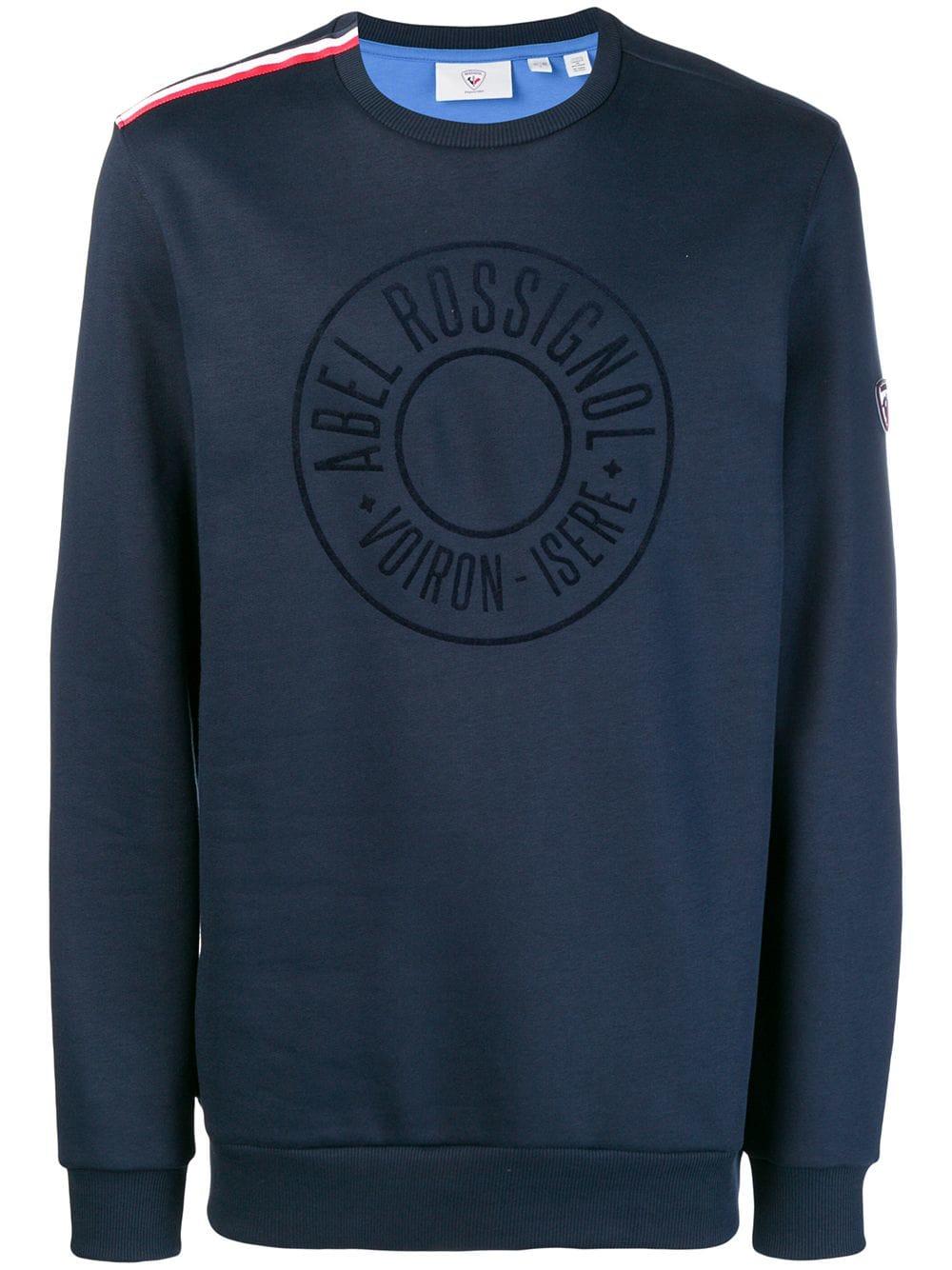 Rossignol Logo - Rossignol logo print sweatshirt 726 NAVY WBVATF