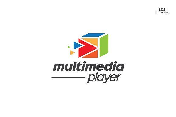 Mutimedia Logo - Multimedia Player Logo ~ Logo Templates ~ Creative Market