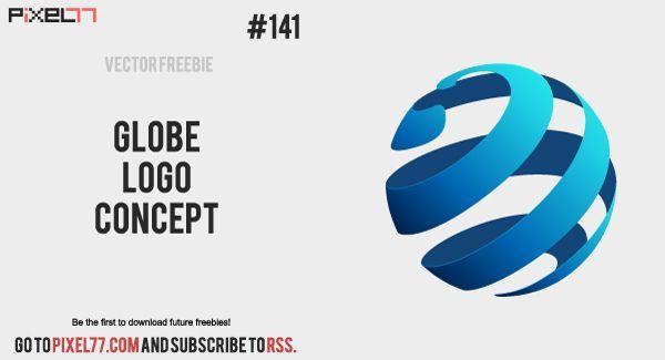 Three Globe Logo - Today's free vector is a logo concept with an abstract globe. How ...