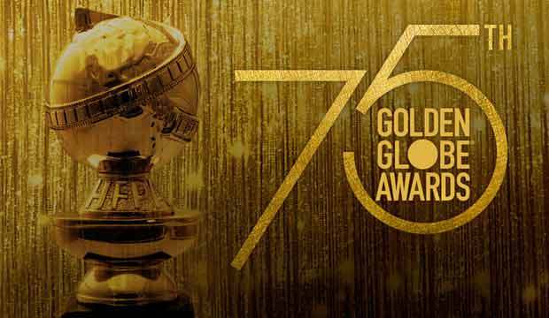 Three Globe Logo - Political Night as THREE BILLBOARDS Reigns at 75th Golden Globes
