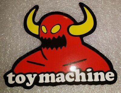 Old Toy Machine Logo - TOY MACHINE STICKER Toy Machine Old School Skate 5.25 in x 4.25 in ...