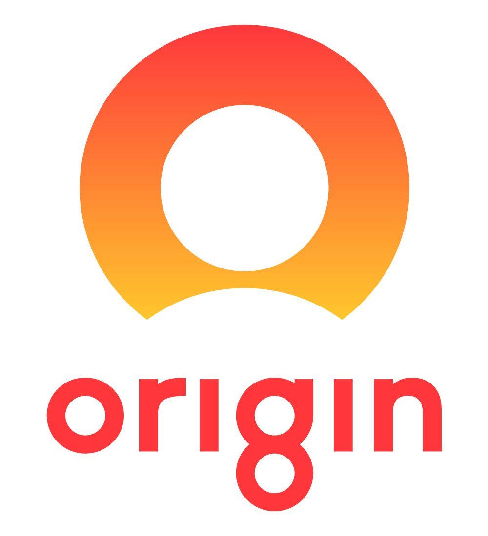 Red and Orange Sun Logo - Brand New: New Logo for Origin