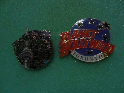 Three Globe Logo - NEW PLANET HOLLYWOOD Globe Pins -Three - $4.00