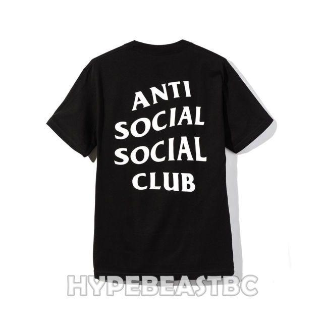 Assc Logo - Assc Anti Social Social Club Logo Tee 2 Black Size Large