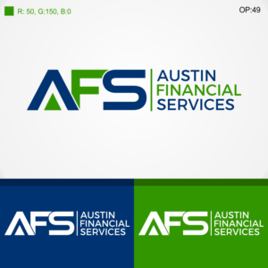 Financial Business Company Logo - 296 Serious Modern Finance Logo Designs for AFS - Austin Financial ...