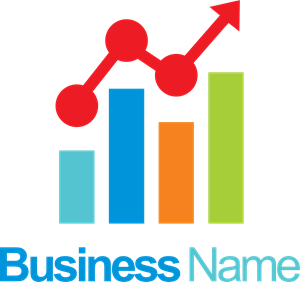 Financial Business Company Logo - Business finance stock chart company Logo Vector (.EPS) Free Download