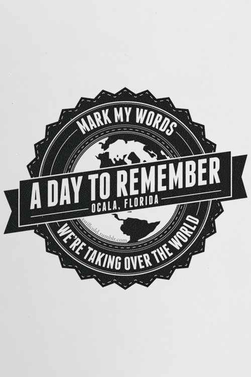 Adtr Logo - A DAY TO REMEMBER!!!!!!! | Music | A Day to Remember, My music, Music